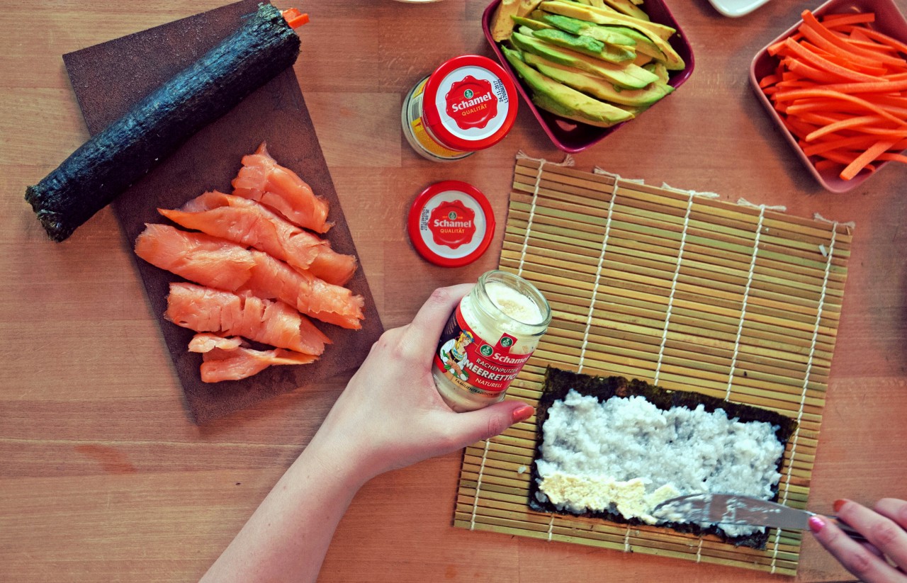 Bayerisches Sushi vegan
